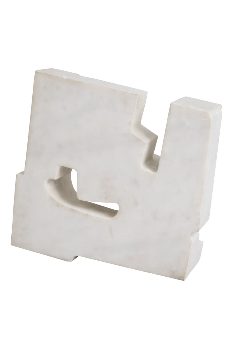 Objet décoratif en marbre blanc | Eichholtz Talmont | Meubleluxe.fr