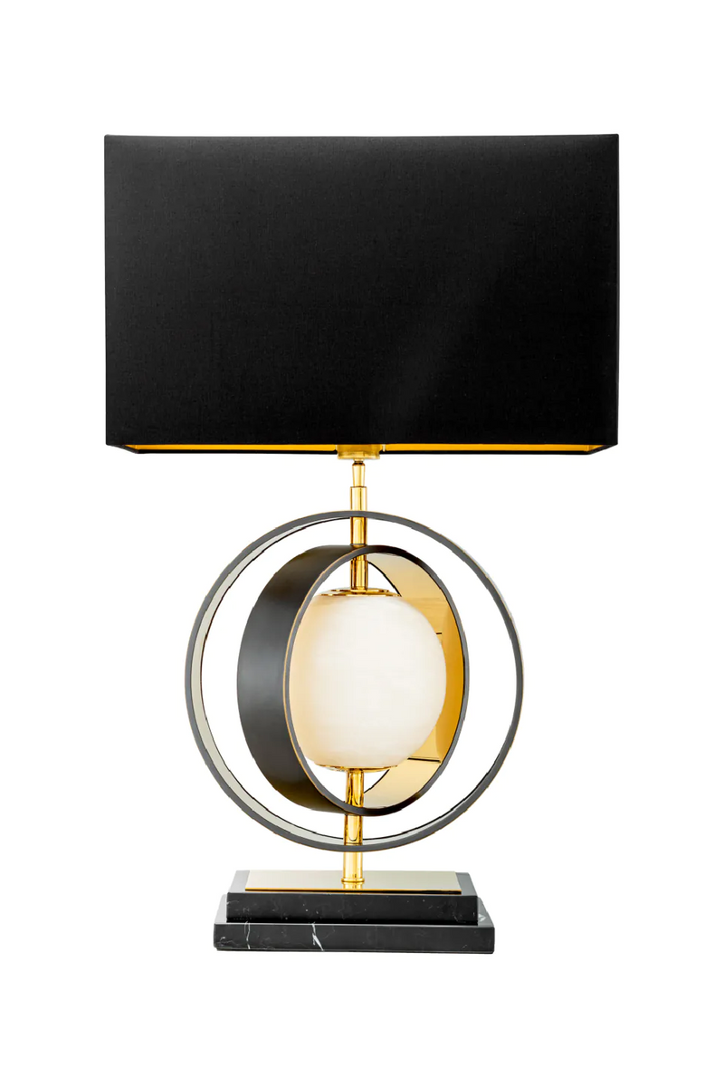 Lampe de table en albâtre et bronze | Eichholtz Pearl | Meubleluxe.fr