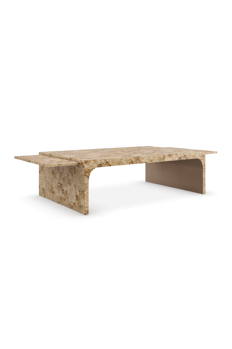 Table basse rectangulaire en bois de Mappa | Caracole Burlesque | Meubleluxe.fr