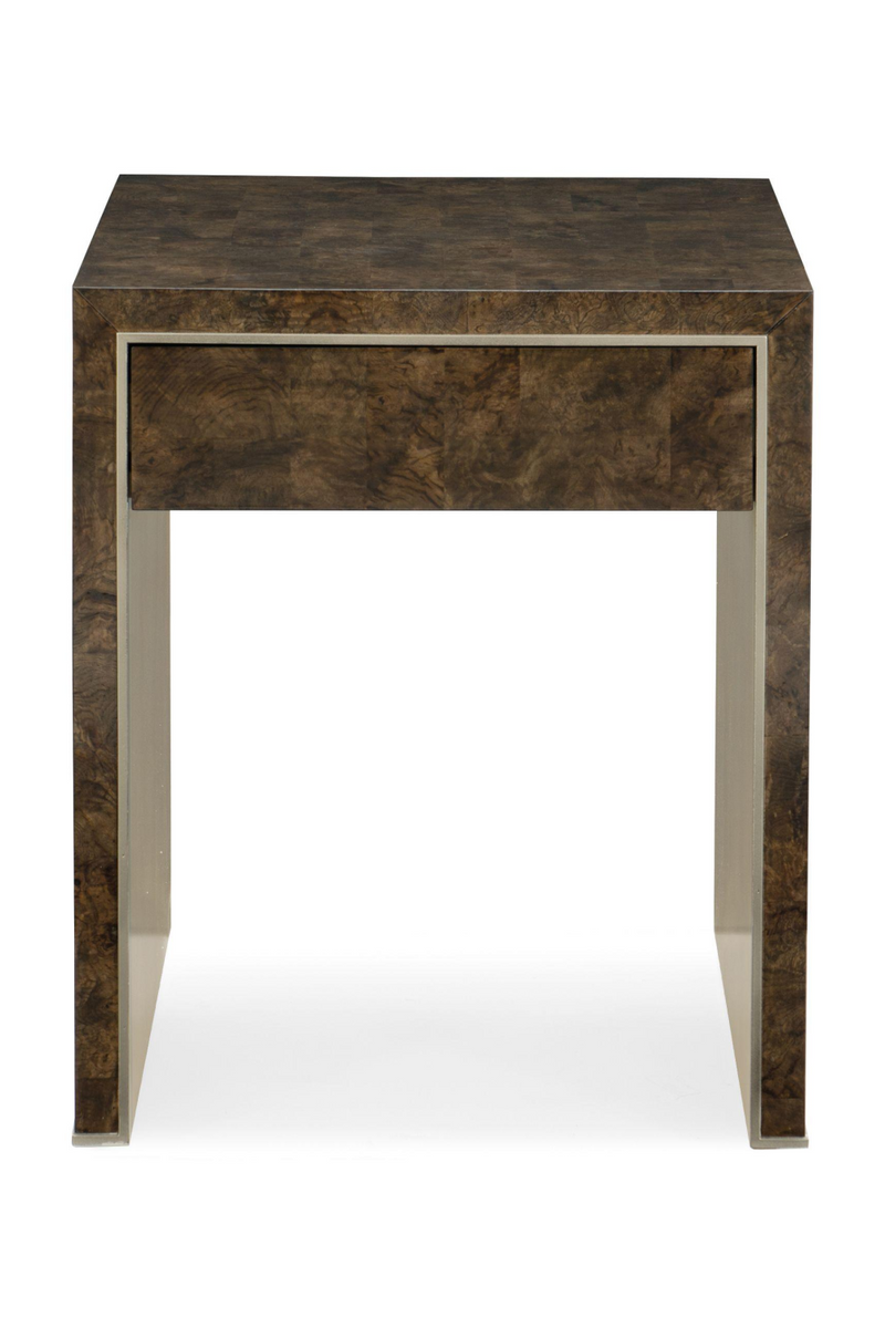 Table d'appoint en bois de Mappa texturé | Caracole Beside | Meubleluxe.fr
