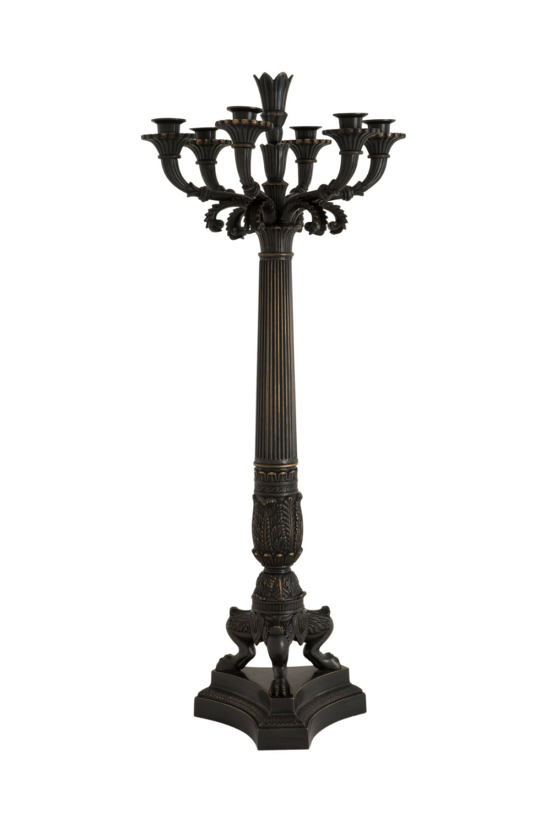 Bougeoir traditionnel en bronze | Eichholtz Jefferson | Meubleluxe.fr