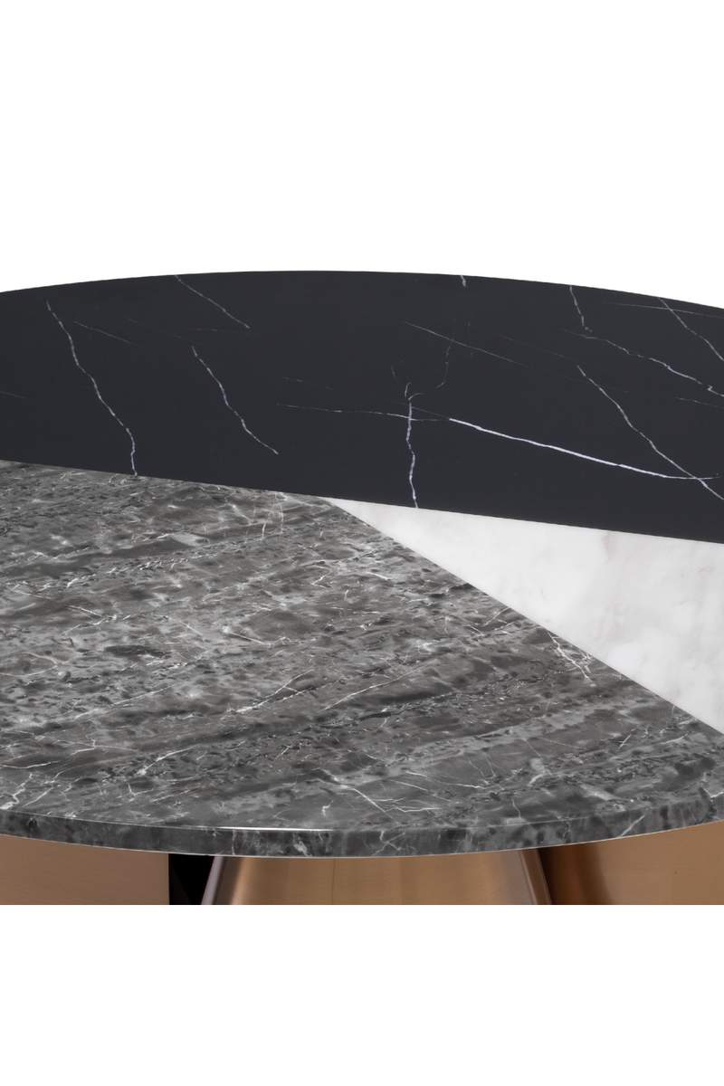 Table basse en cuivre tricolore | Eichholtz Tricolori | Meubleluxe.fr