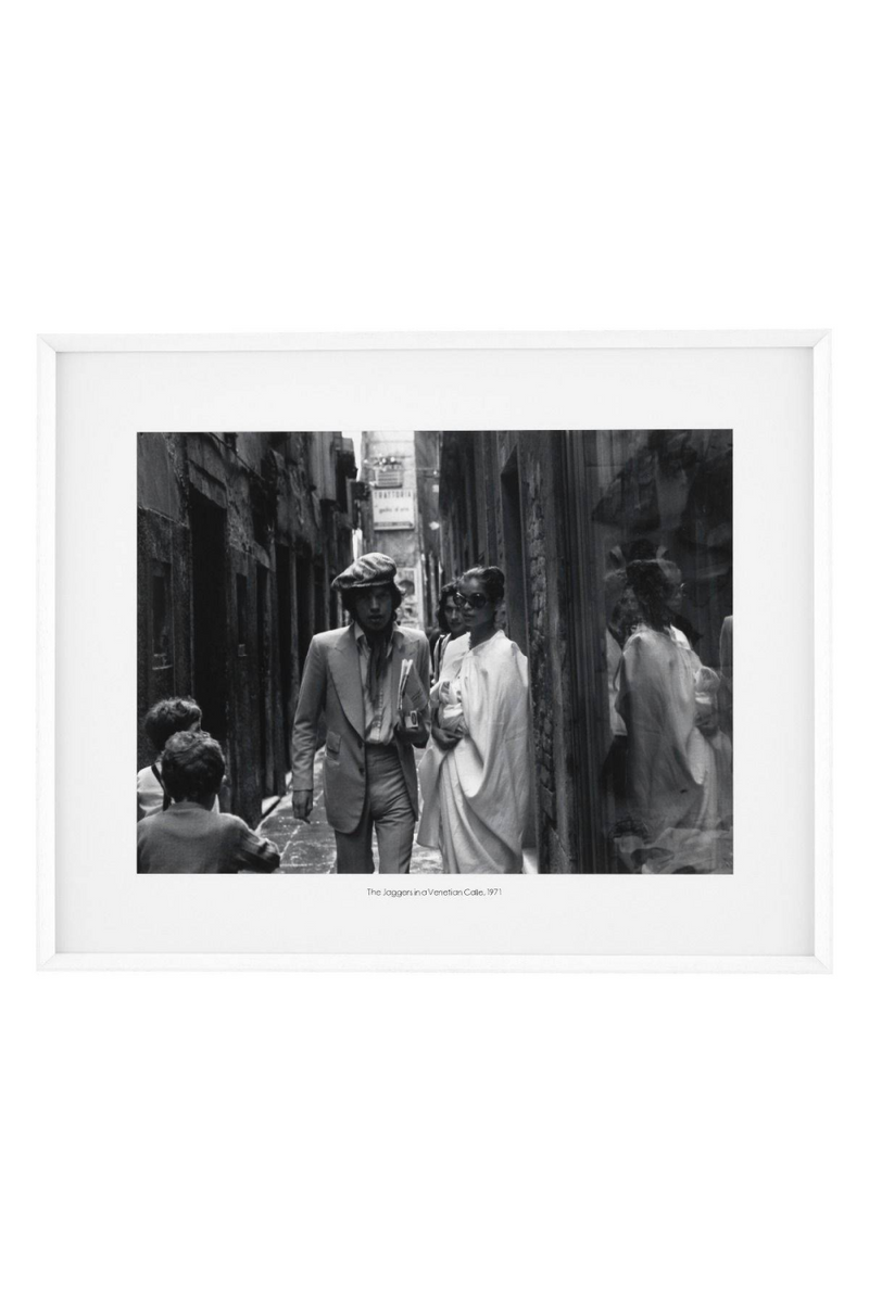 Tableau noir et blanc Jaggers | Eichholtz Venetian Calle | Meubleluxe.fr