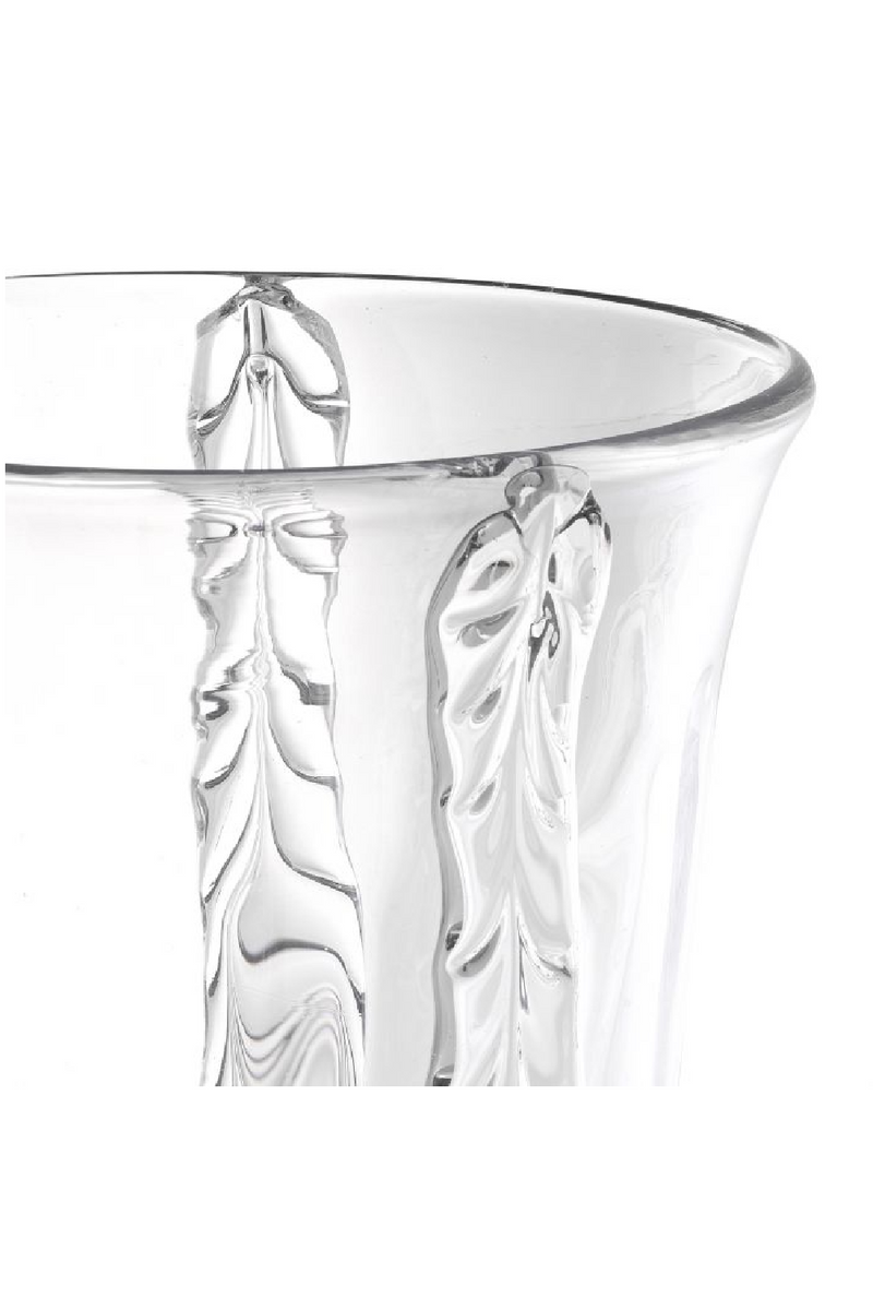 Vase en verre transparent -S- | Eichholtz Sergio | Meubleluxe.fr