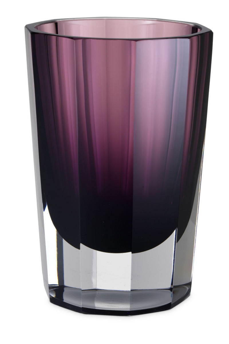 Vase en verre violet -L- | Eichholtz Chavez | Meubleluxe.fr