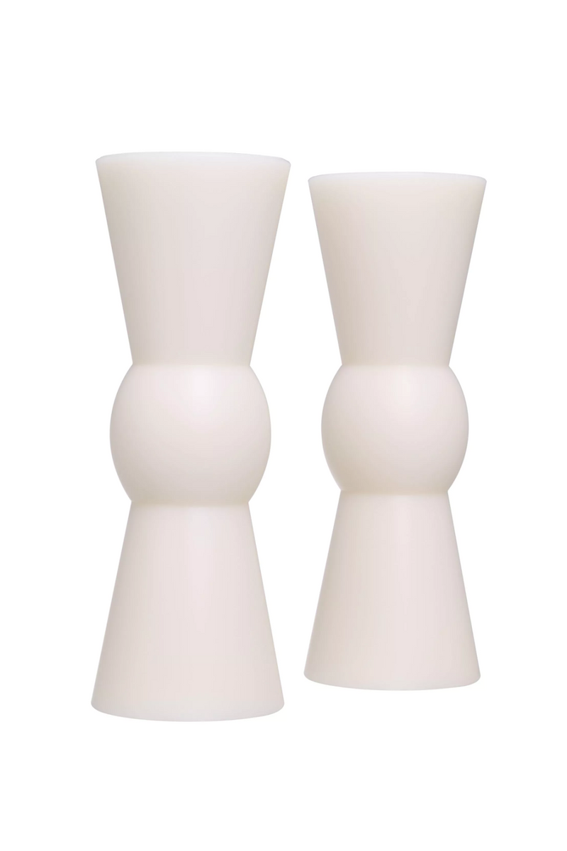 Bougies artificielles blanches (lot de 2) | Eichhotlz Arto L | Meubleluxe.fr
