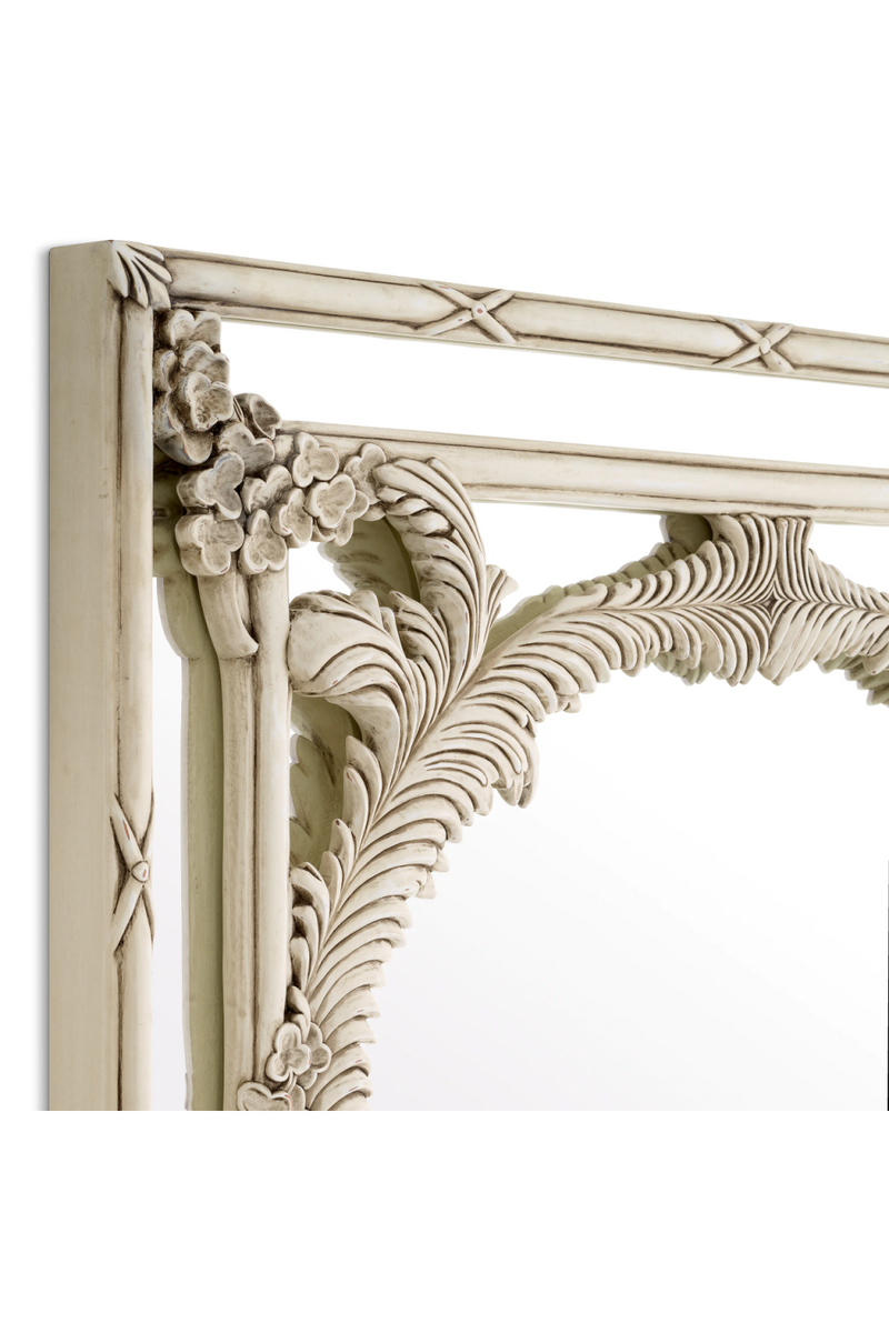 Miroir blanc vieilli | Eichholtz Le Royal | Meubleluxe.fr