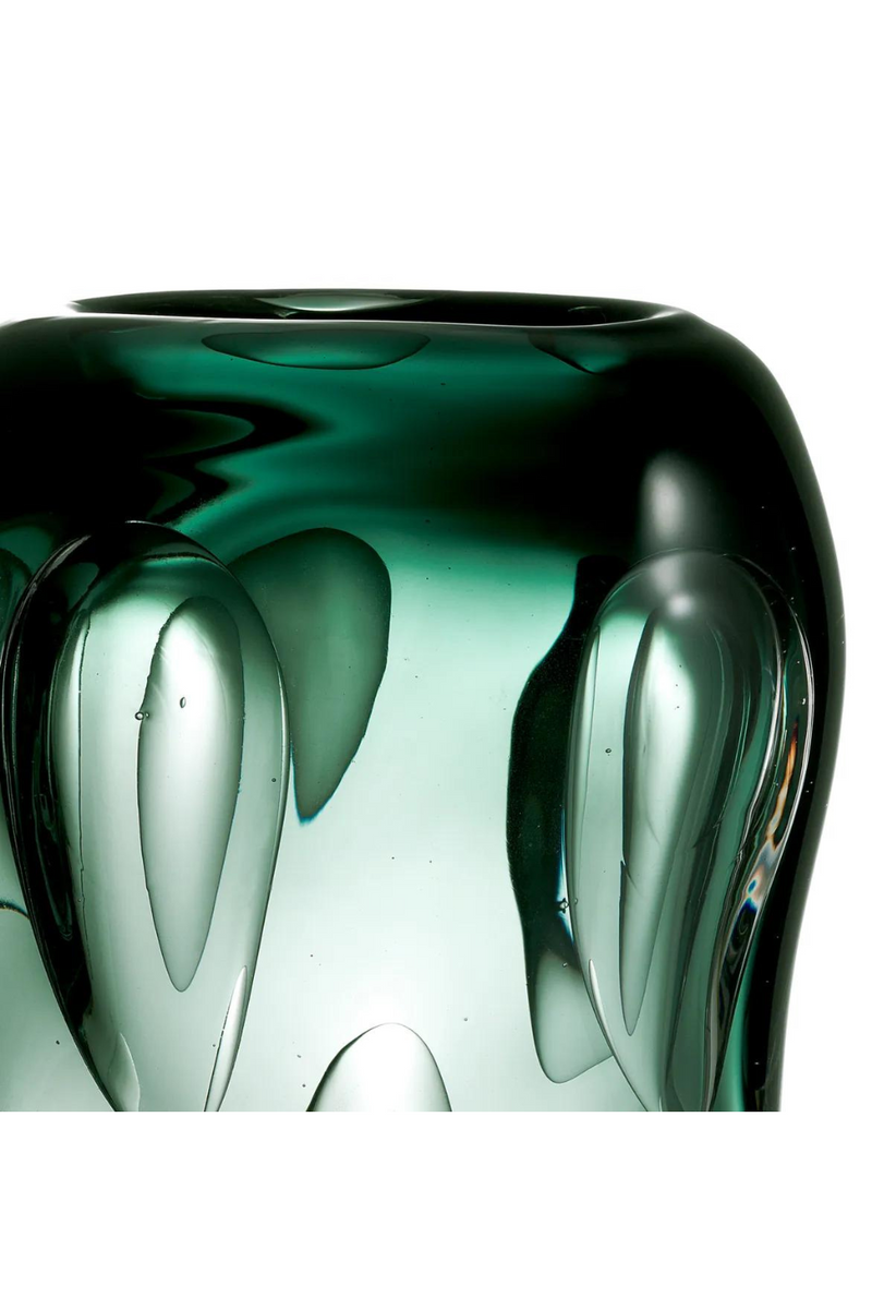 Vase en verre vert S | Eichholtz Sianni