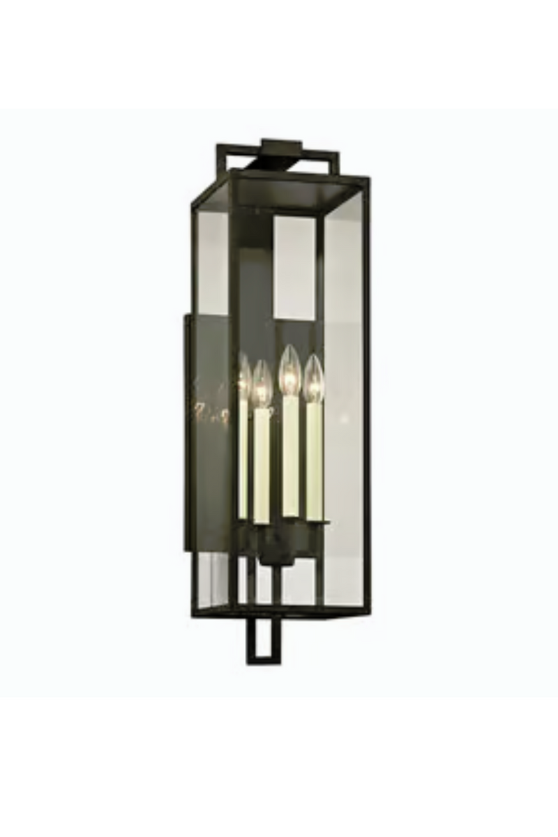 Wrought iron exterior wall light | Andrew Martin Beckham