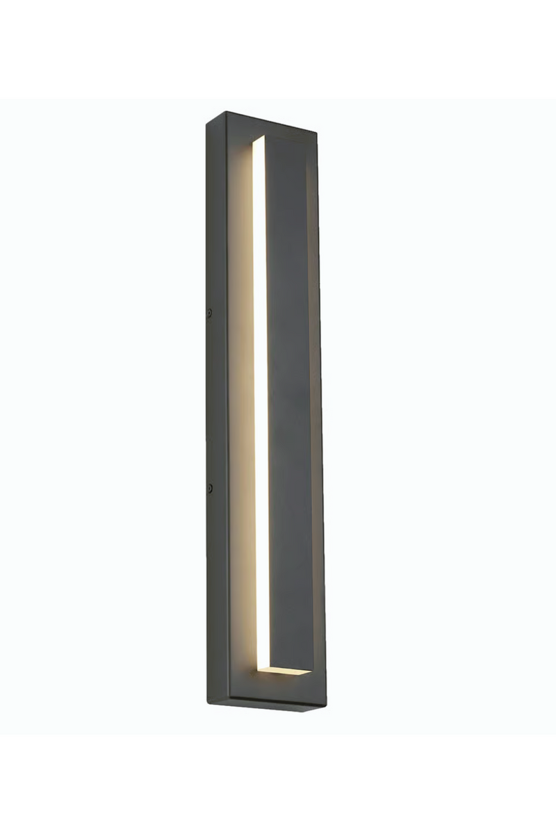 Curved matte black metal wall sconce | Andrew MartinJosie