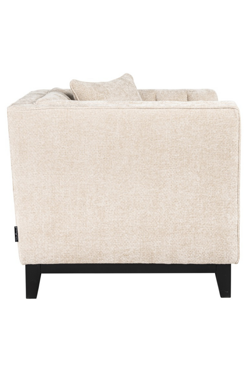 Fauteuil en tissu crème | Richmond Beauchamp