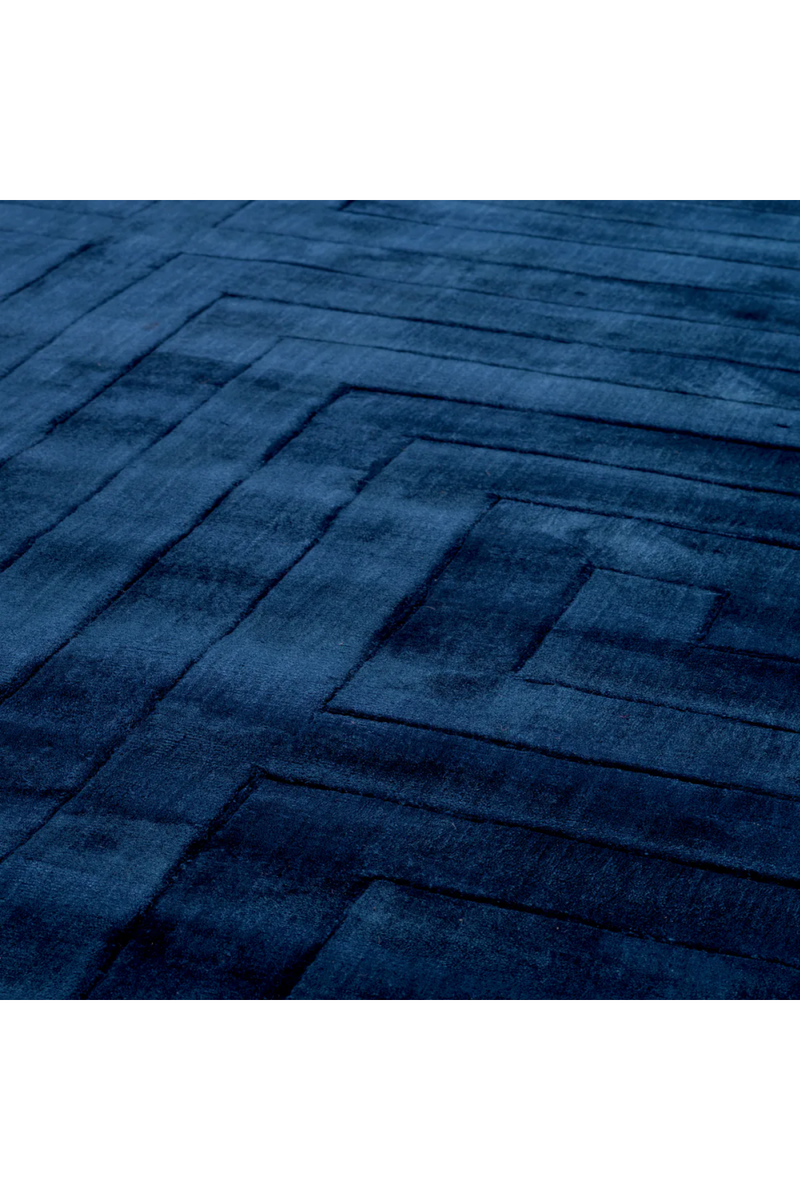 Tapis bleu saphir 200 x 300 cm | Eichholtz Baldwin | Meubleluxe.fr