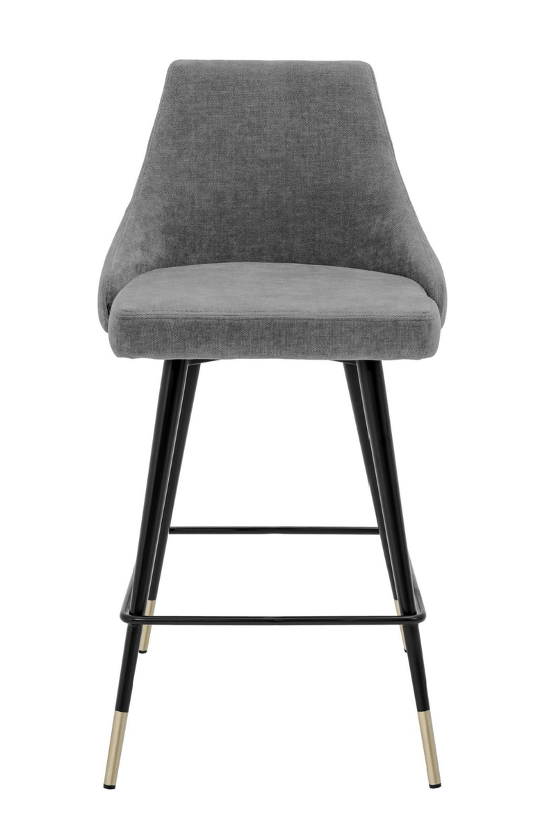 Chaise de comptoir gris foncé | Eichholtz Cedro | Meubleluxe.fr