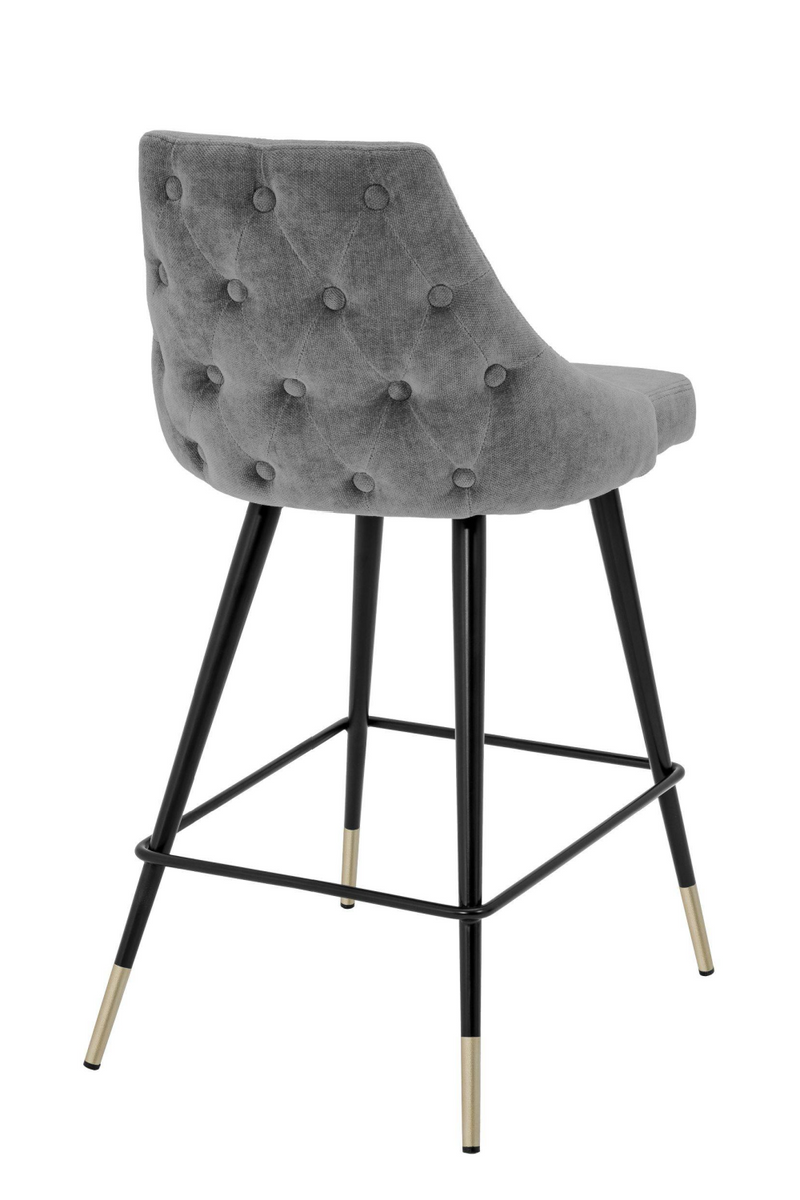 Chaise de comptoir gris foncé | Eichholtz Cedro | Meubleluxe.fr