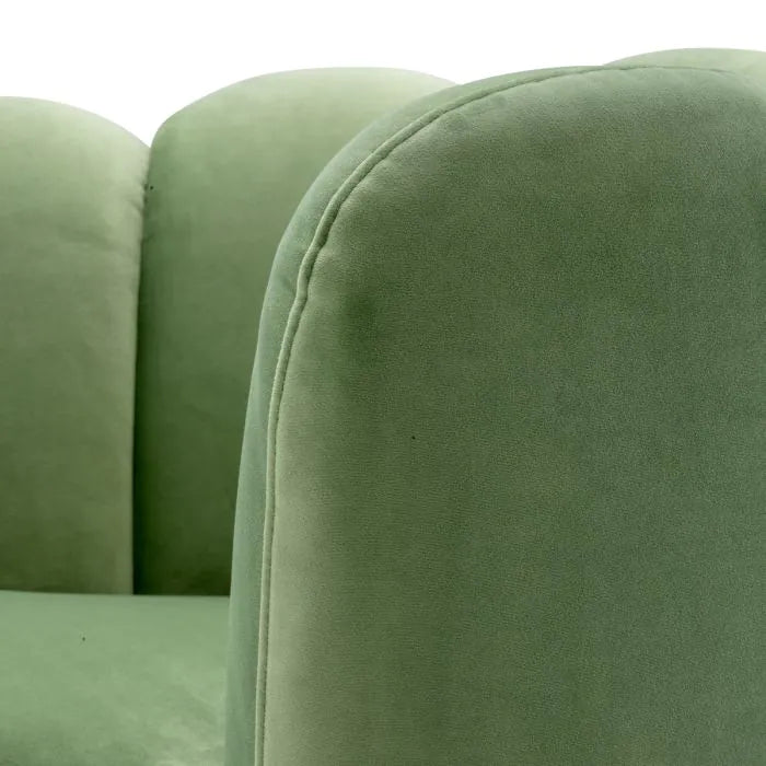 Green Velvet Swivel Armchair | Eichholtz Mirage