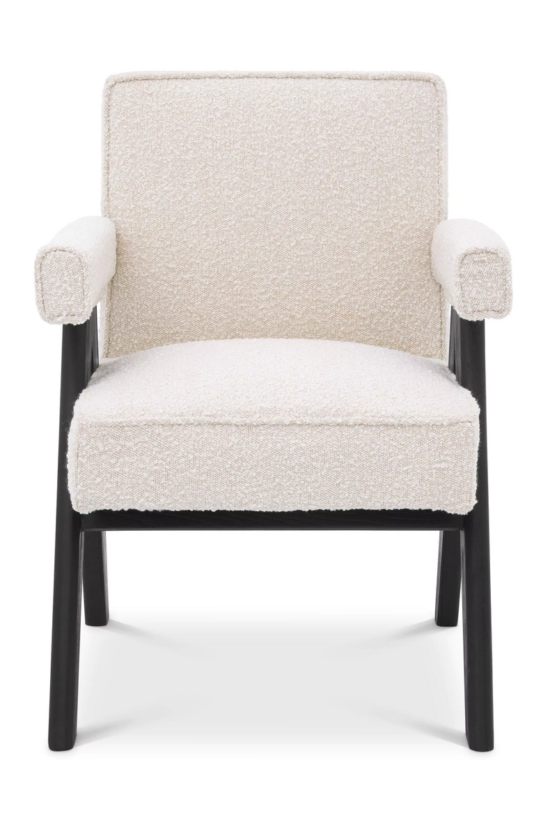 Chaise noire et blanc crème | Eichholtz Greta | Meubleluxe.fr