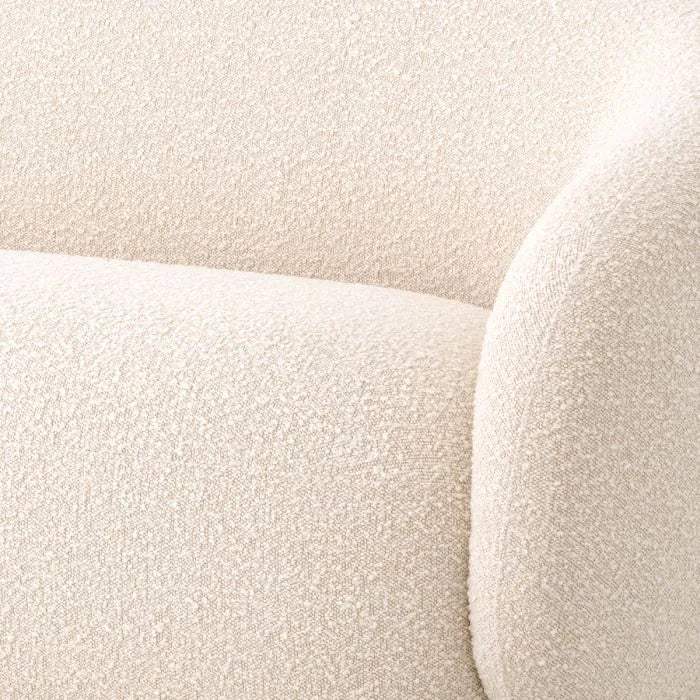 3 seater cream bouclé sofa | Eichholtz Brice