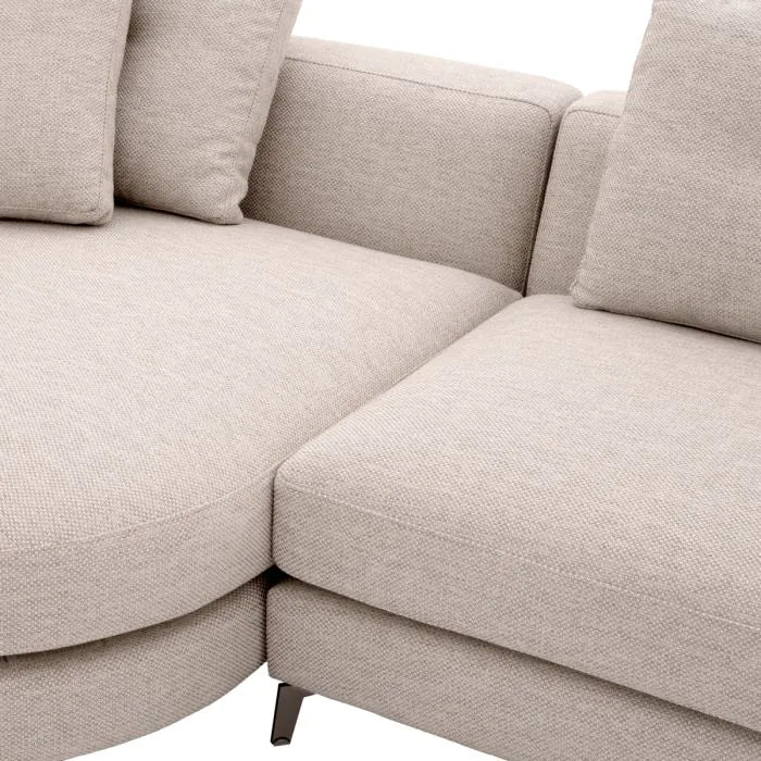 7 seater sofa Aveiro sand | Eichholtz Moderno L