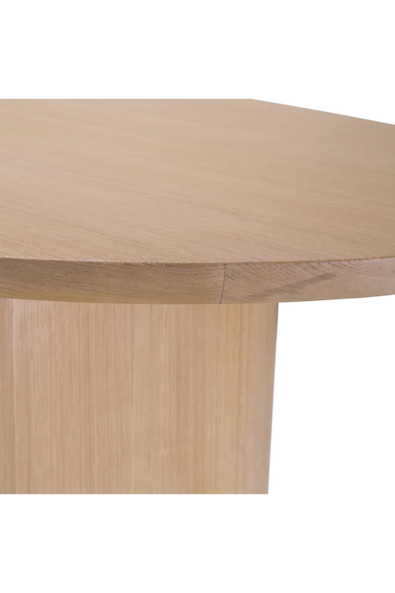 Table de salle à manger en chêne naturel | Eichholtz Lindner | Meubleluxe.fr