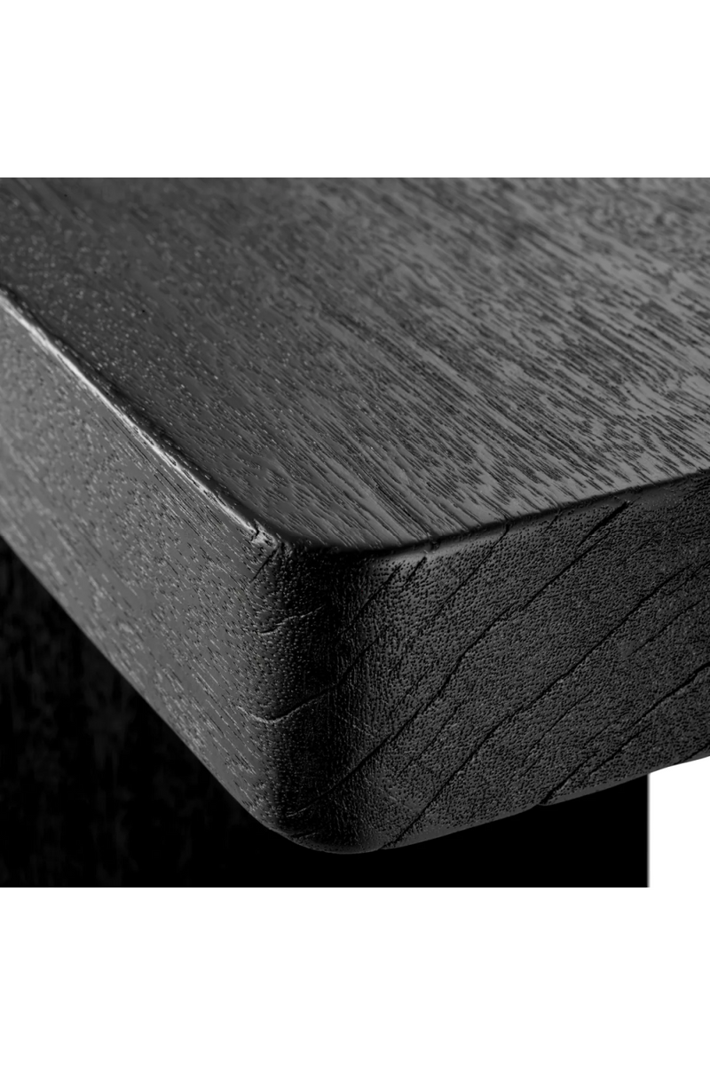 Table basse en bois méranti noir | Eichholtz Lavin | Meubleluxe.fr