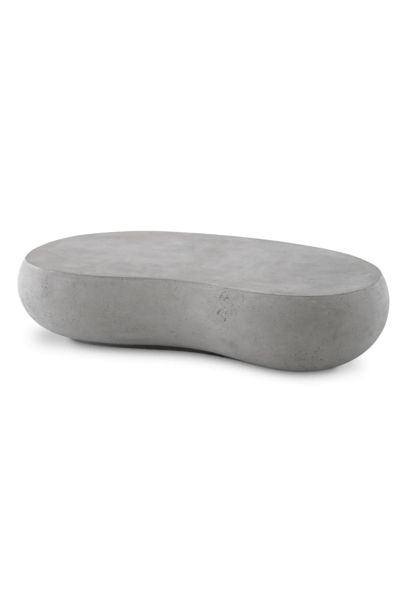 Table basse d'extérieur en béton résine gris | Eichholtz Prime | Meubleluxe.fr