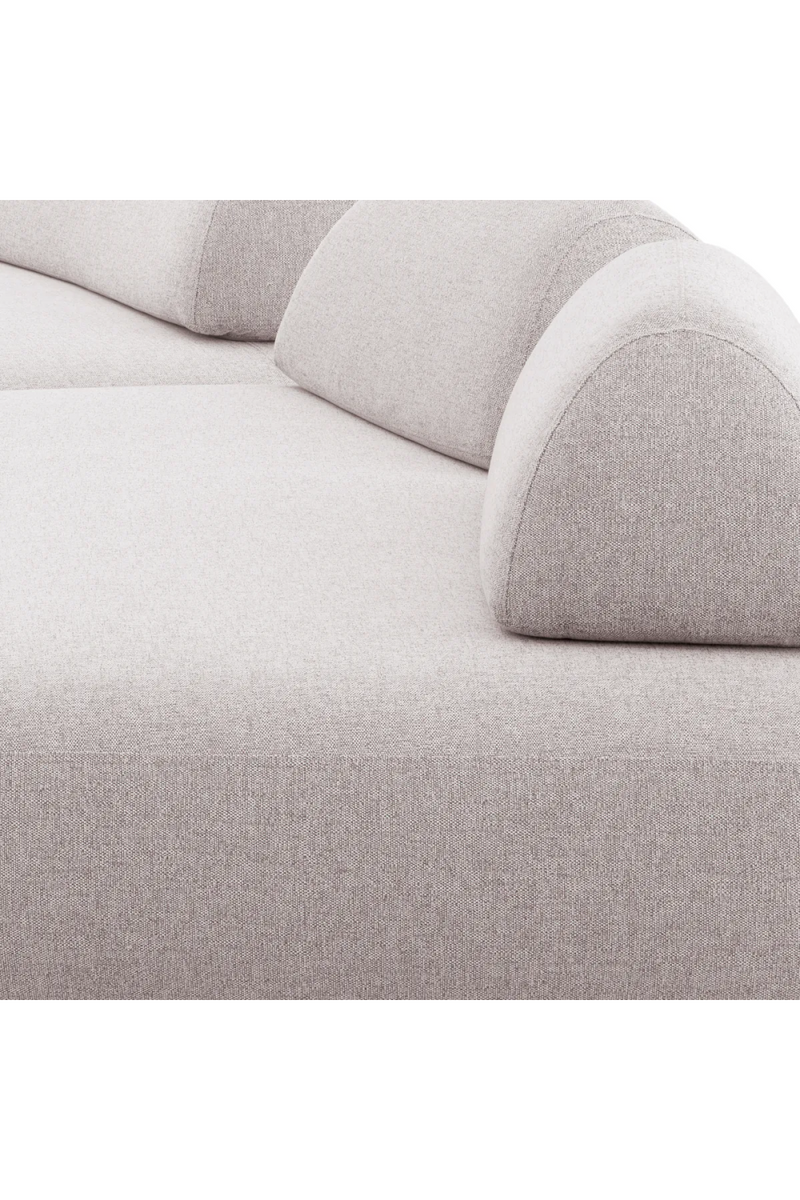 Canapé d'extérieur modulable en tissu gris | Eichholtz Residenzia | Meubleluxe.fr