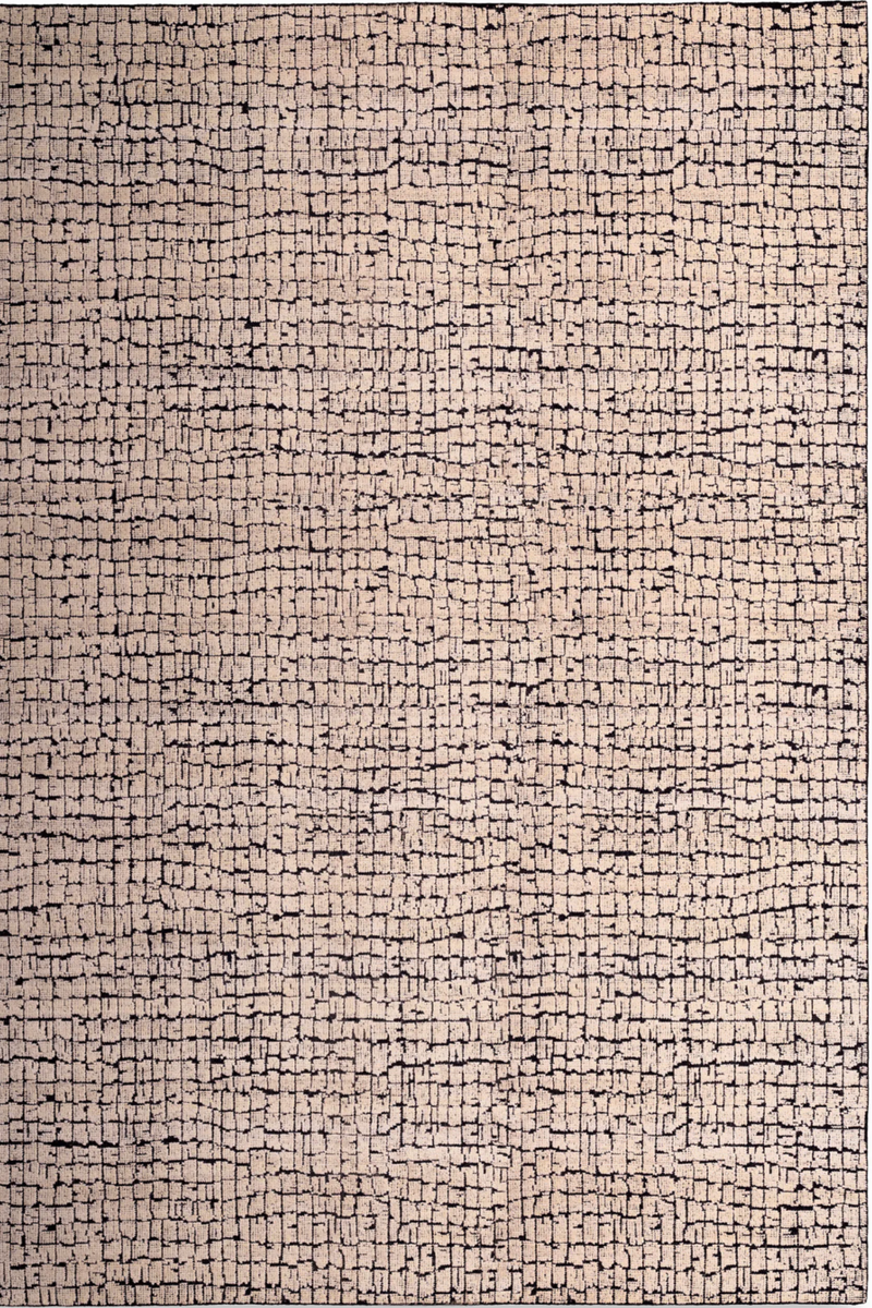 Tapis noir-ivoire 100% laine 300 x 400 cm | Eichholtz Nirvana | Meubleluxe.fr