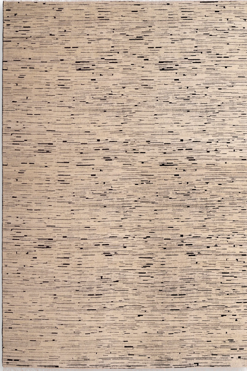 Tapis ivoire-noir 100% laine 300 x 400 cm | Eichholtz Talitha | Meubleluxe.fr