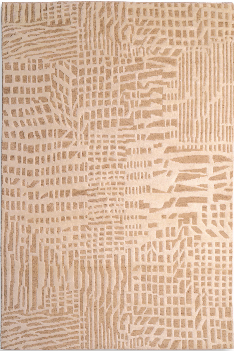 Tapis ivoire-camel 100% laine 200 x 300 cm | Eichholtz Elyn | Meubleluxe.fr