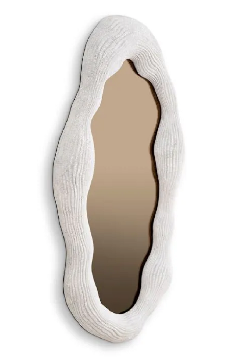 Miroir organique blanc | Eichholtz Genta L | Meubleluxe.fr