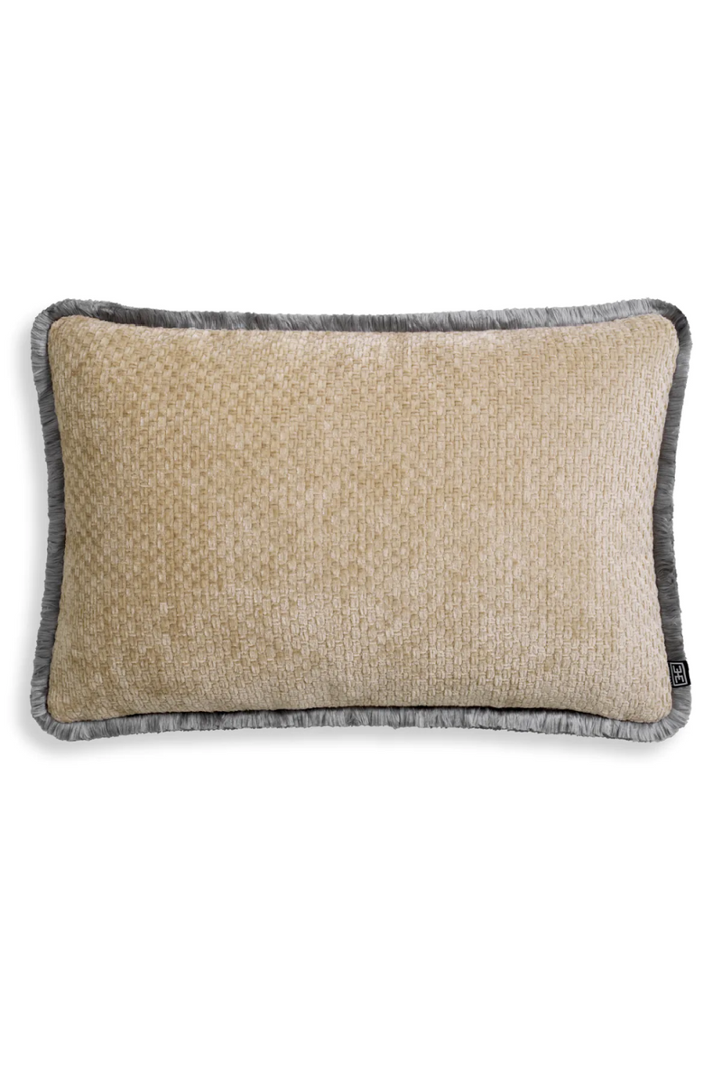 Coussin décoratif rectangulaire beige | Eichholtz Paia | Meubleluxe.fr