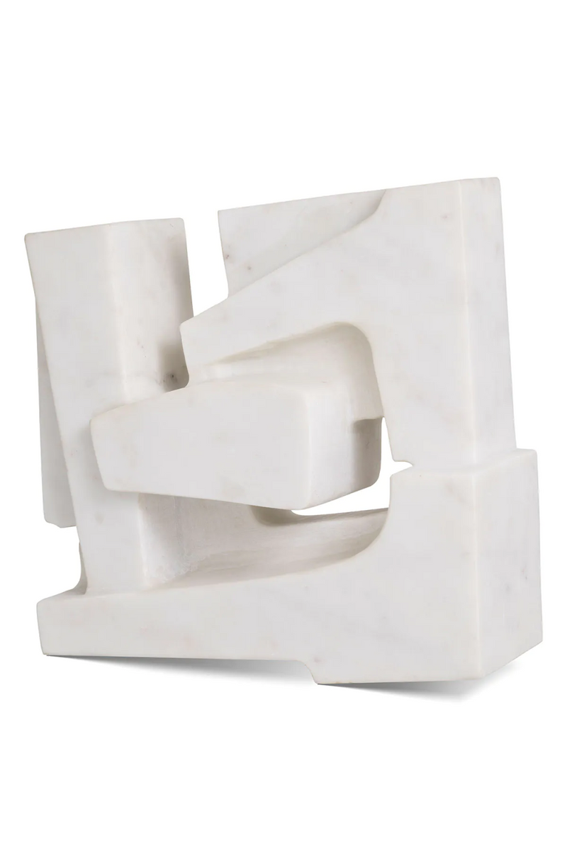 Objet décoratif en marbre blanc | Eichholtz Talmont | Meubleluxe.fr