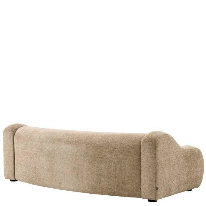 Sand Lyssa fabric sofa | Eichholtz Carbone