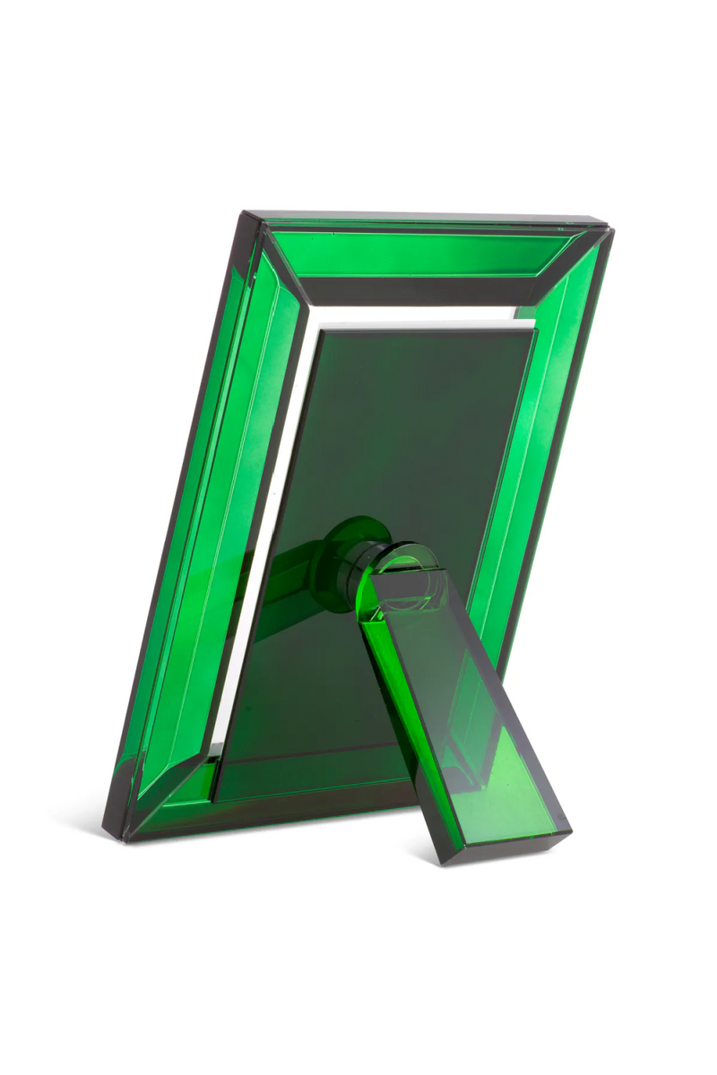 Cadre photo en cristal vert (lot de 2) | Eichholtz Theory S  | Meubleluxe.fr
