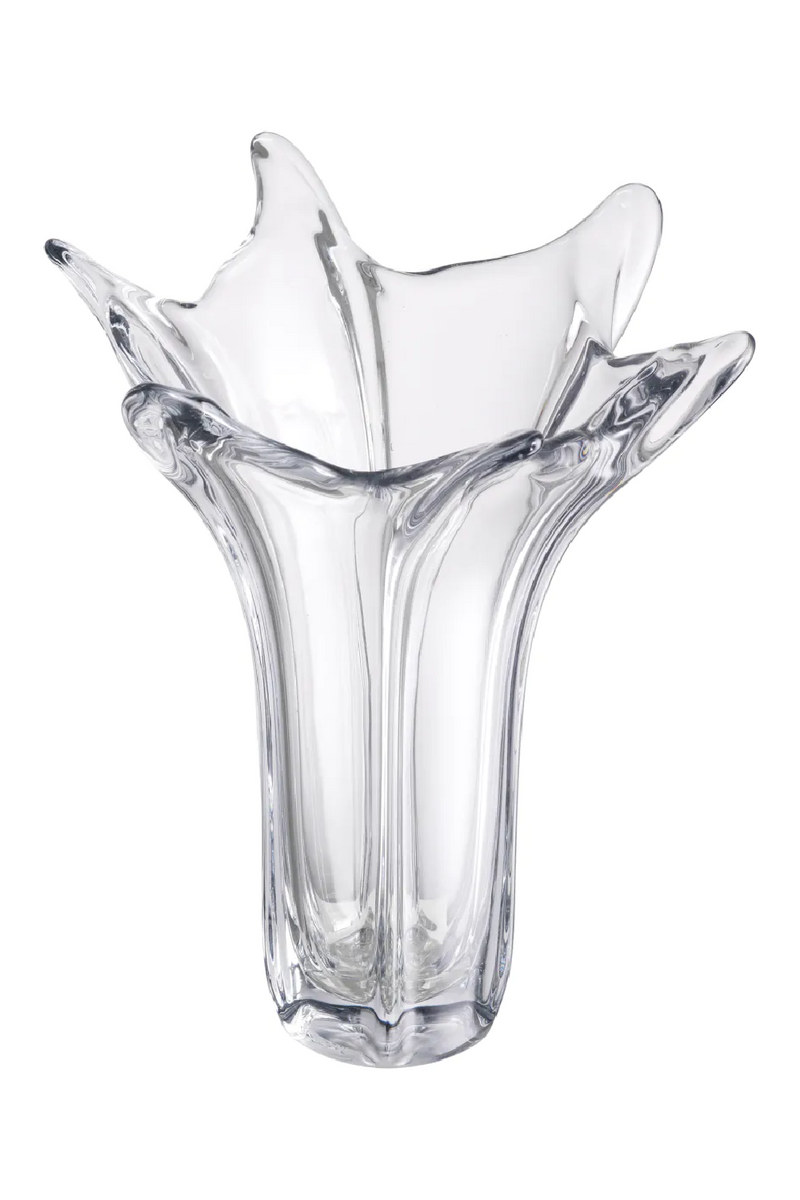 Vase en verre transparent | Eichholtz Sutter | Meubleluxe.fr