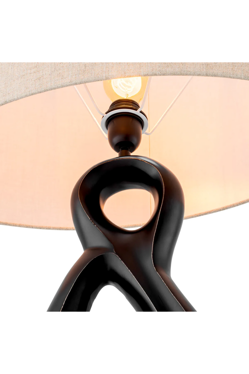 Lampe de table en bronze et en granit | Eichholtz Macias | Meubleluxe.fr