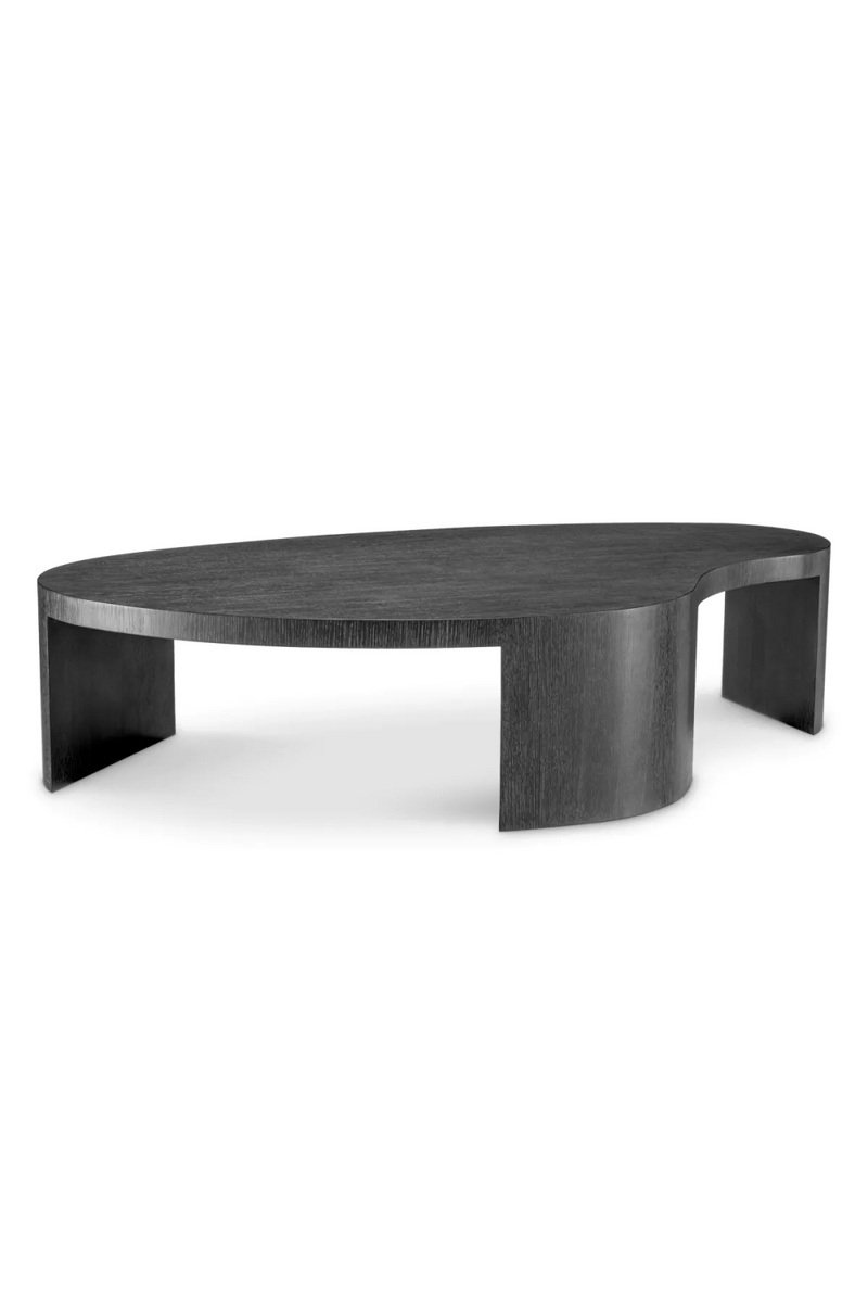 Table basse en bois de chêne noir | Eichholtz Ancona | Meubleluxe.fr