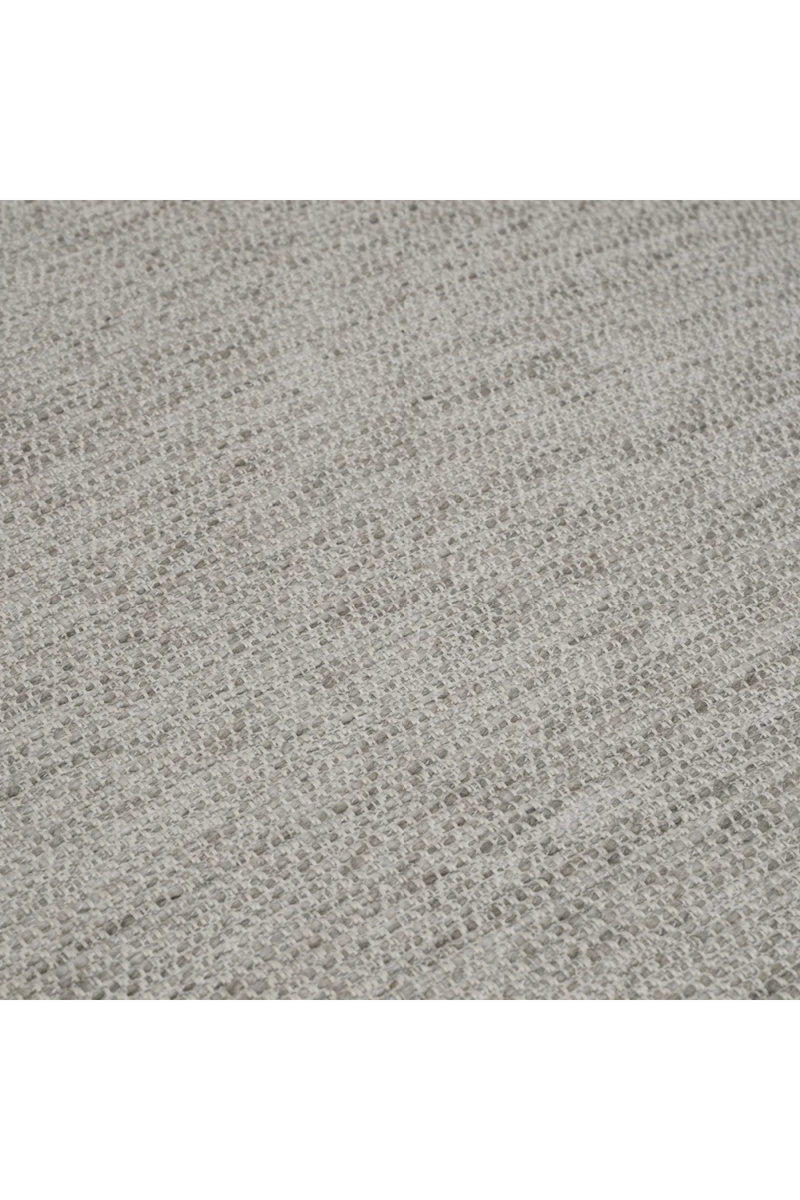 Fauteuil en tissu gris et laiton | Eichholtz Cosensa | Meubleluxe.fr