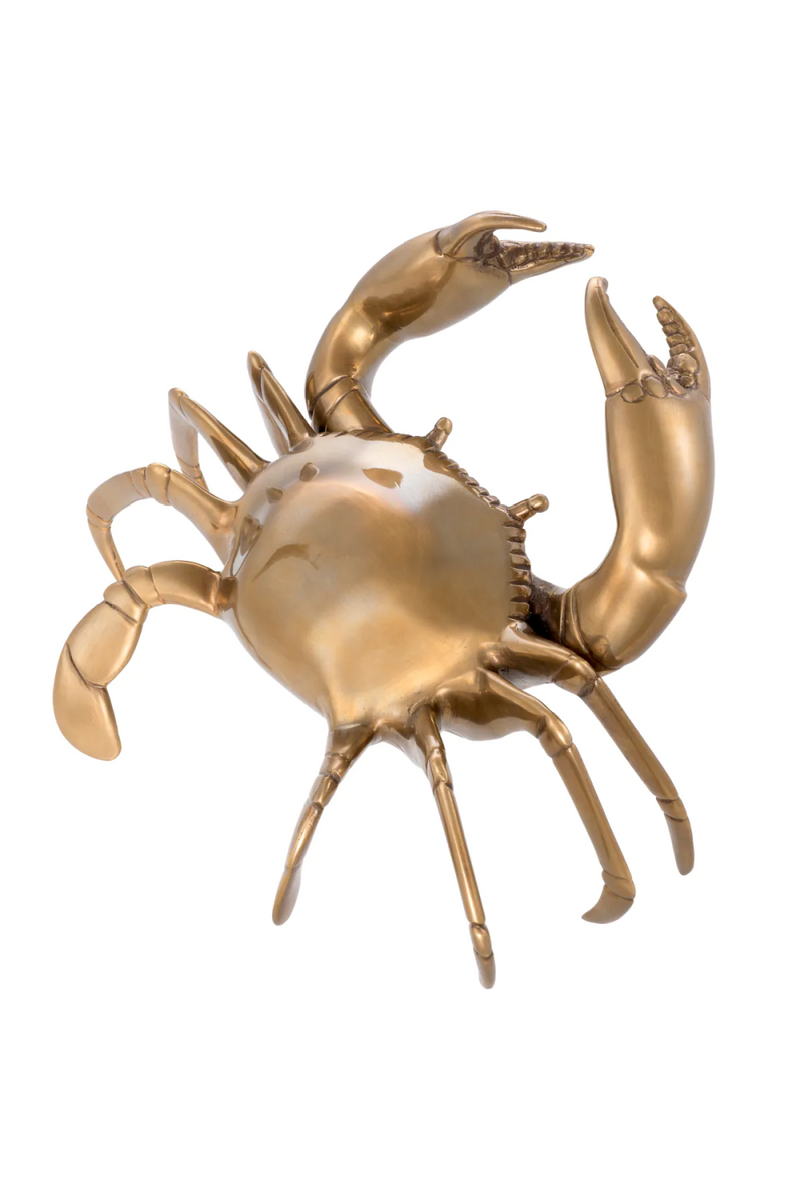 Objet décoratif en laiton vieilli | Eichholtz Crab | Meubleluxe.fr
