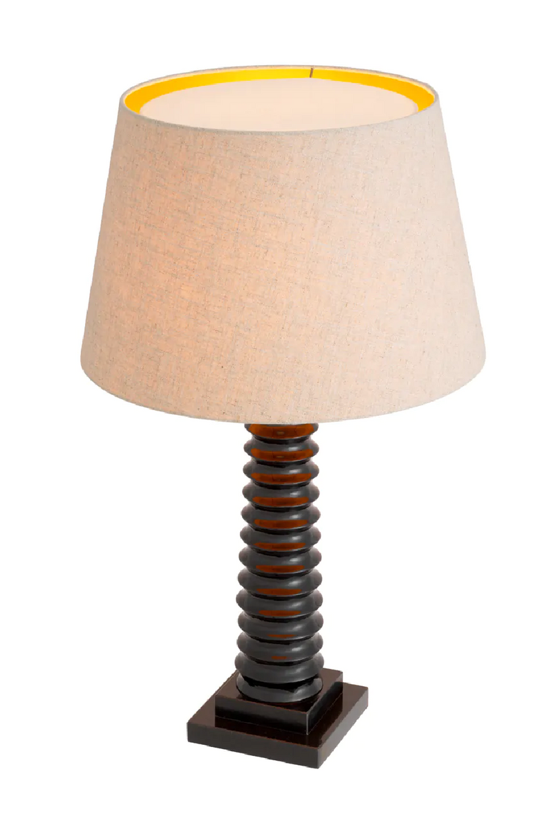 Lampe de table noire en granit | Eichholtz Callao | Meubleluxe.fr