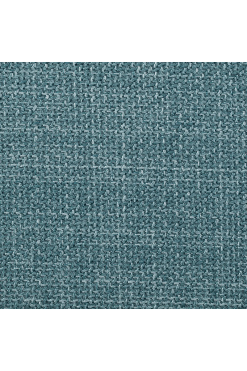 Fauteuil d'appoint en laiton brossé et en tissu bleu | Eichholtz Olsen | Meubleluxe.fr