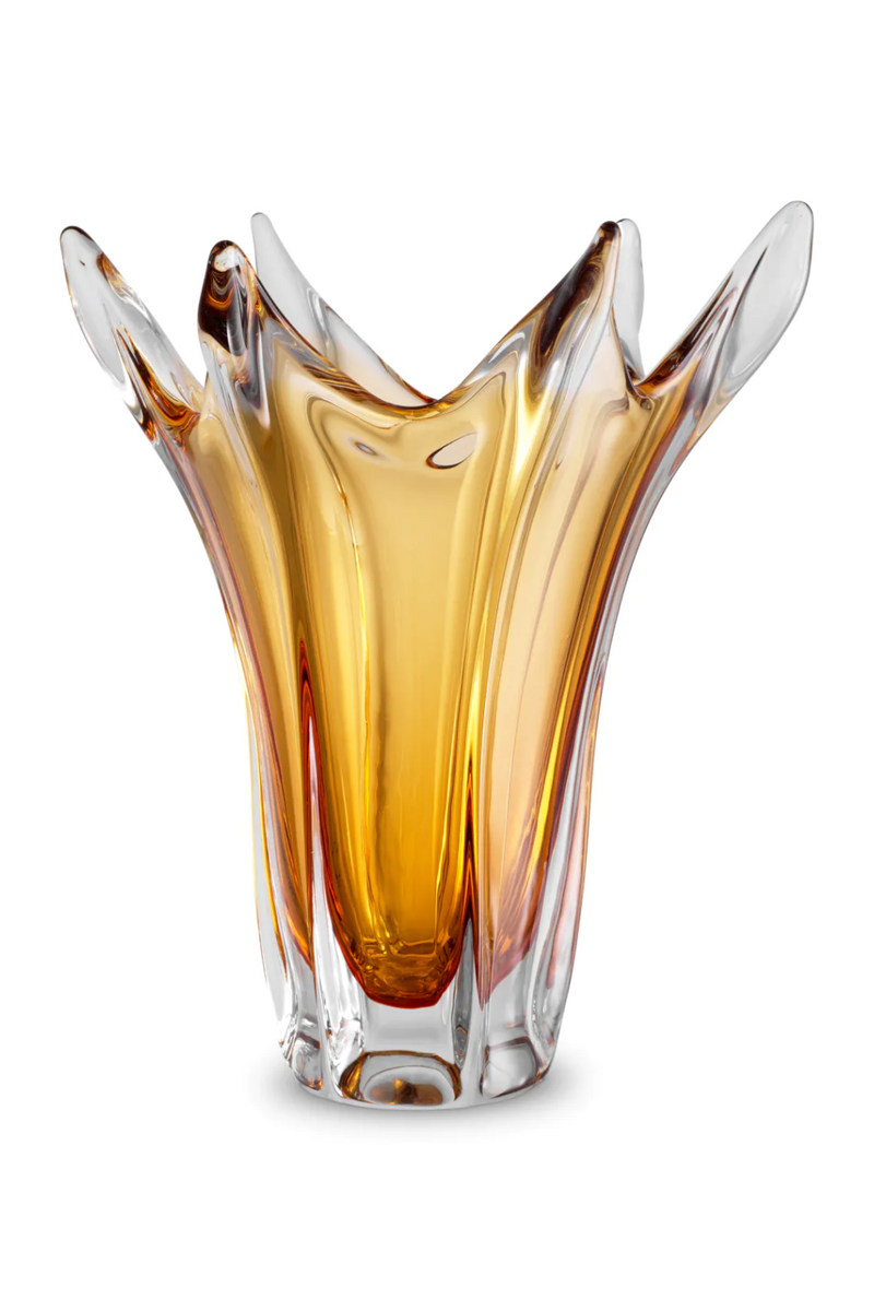 Vase en verre jaune | Eichholtz Sutter | Meubleluxe.fr