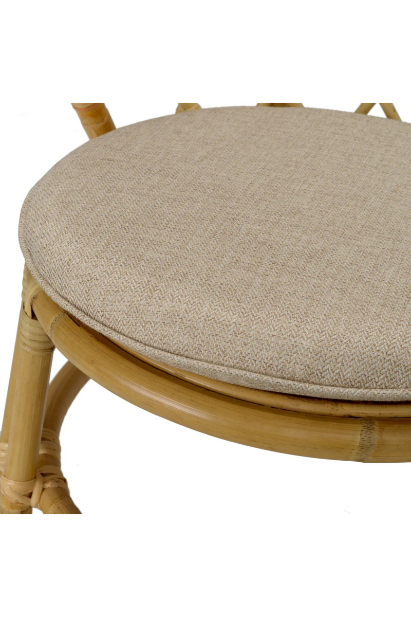 Chaise à manger en rotin naturel | Eichholtz Alvaro | Meubleluxe.fr