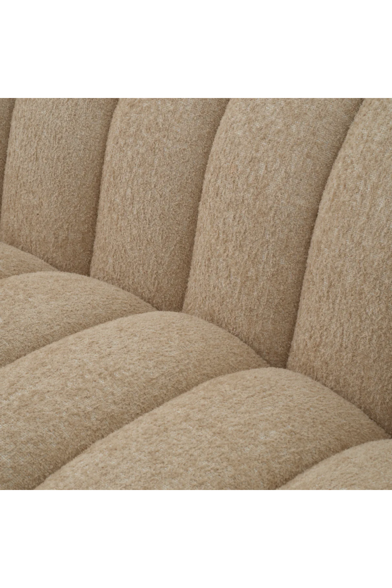 Canapé 4 places en tissu marron | Eichholtz Kelly S | Meubleluxe.fr