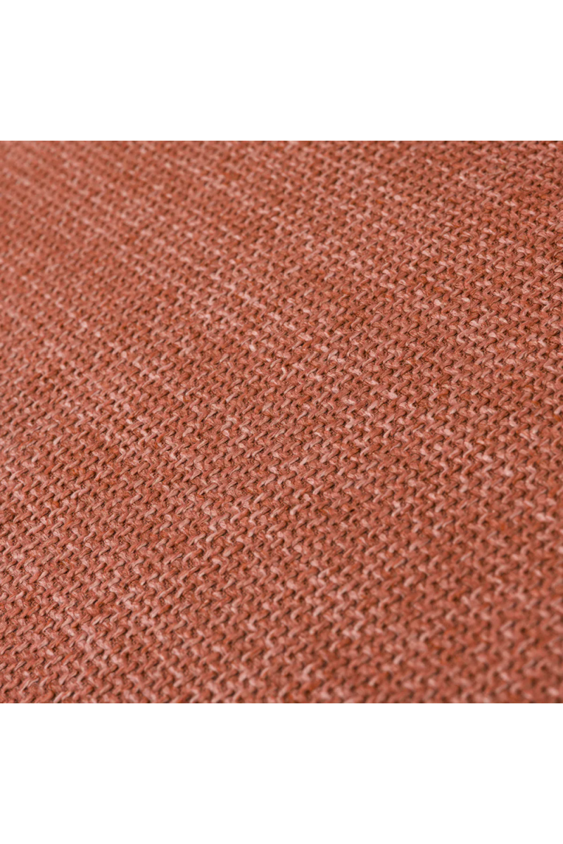 Chaise de comptoir en laiton brossé et en tissu orange | Eichholtz Olsen | Meubleluxe.fr