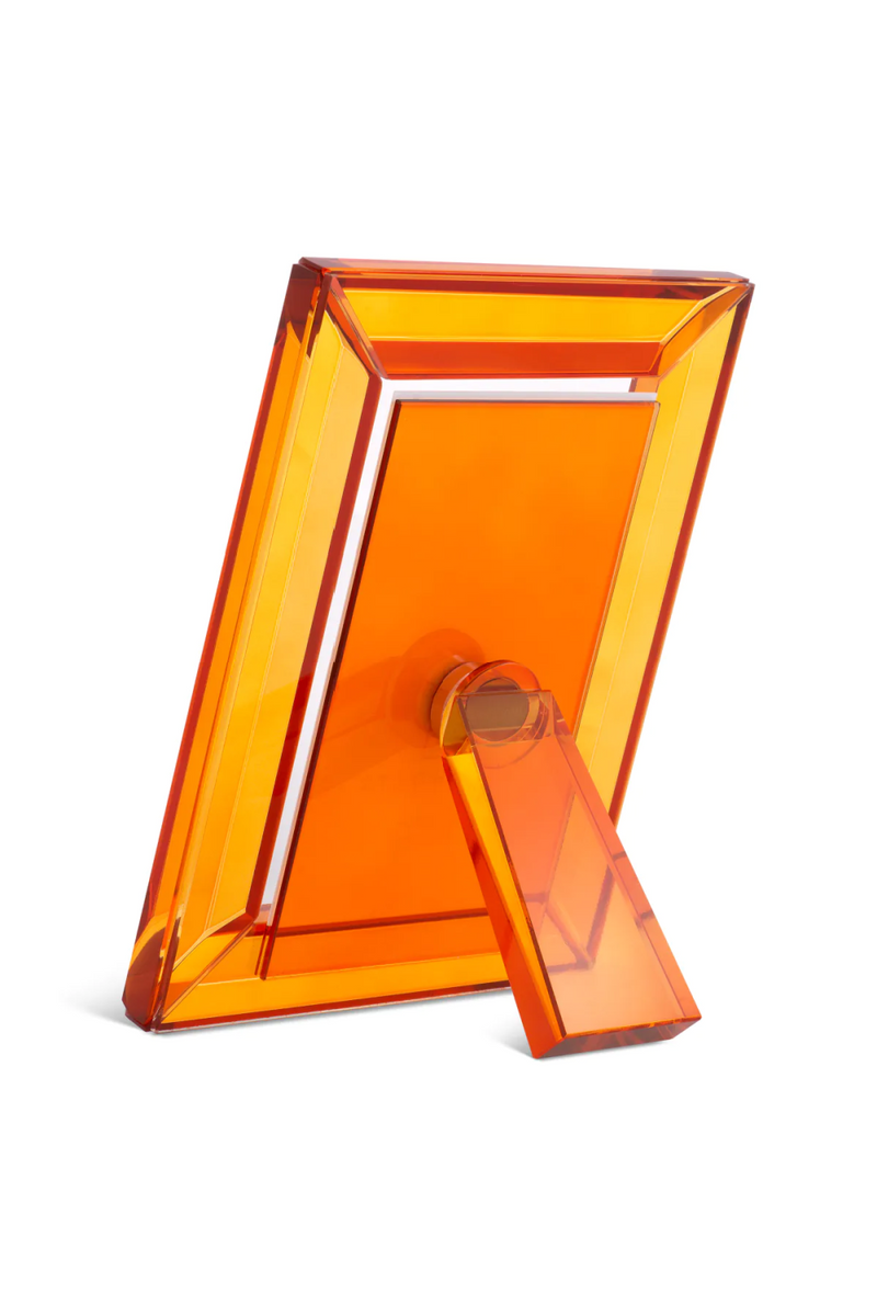 Cadre photo en cristal orange (lot de 2) | Eichholtz Theory S  | Meubleluxe.fr