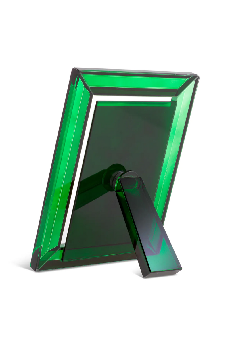 Cadre photo en cristal vert (lot de 2) | Eichholtz Theory L | Meubleluxe.fr