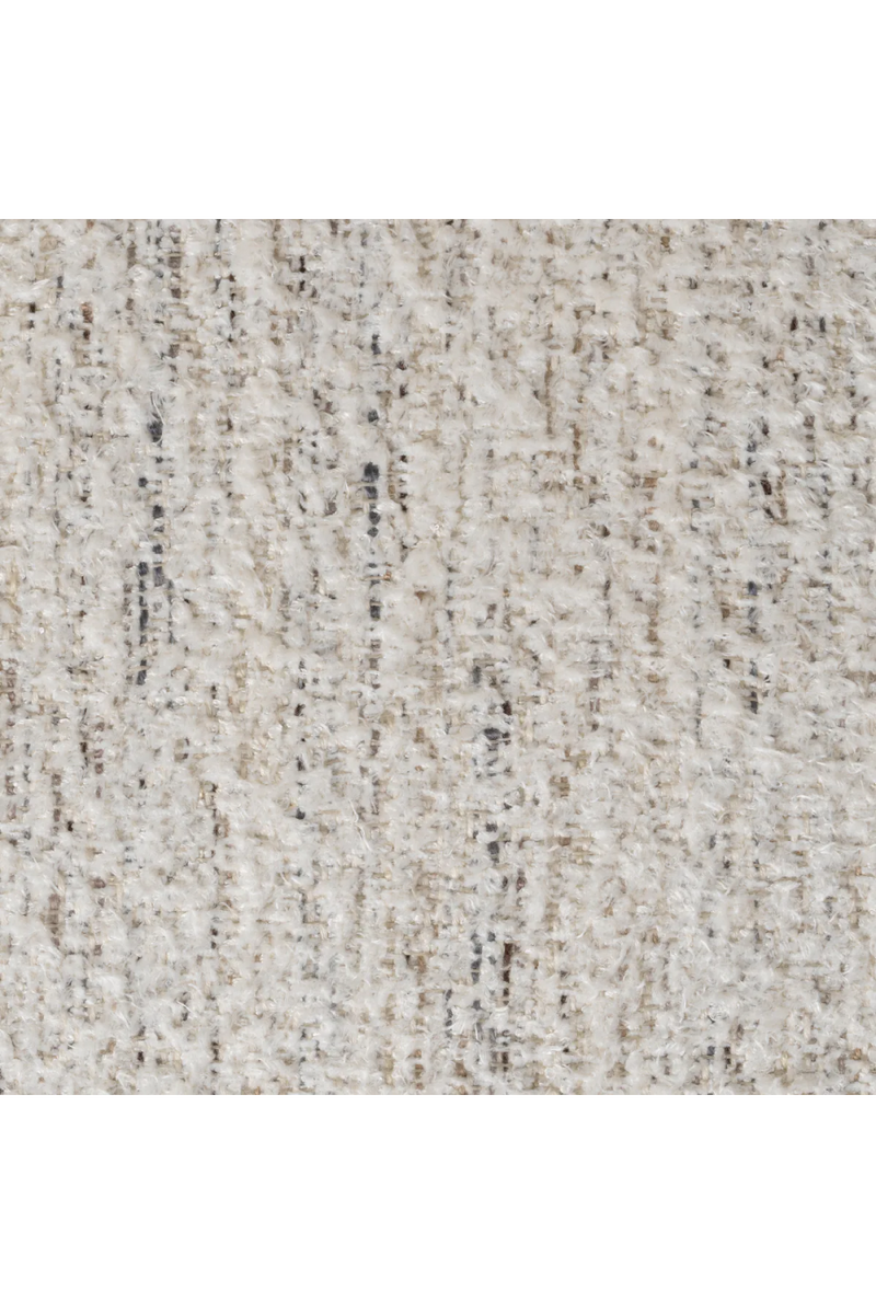 Fauteuil en tissu blanc cassé | Eichholtz Siderno | Meubleluxe.fr