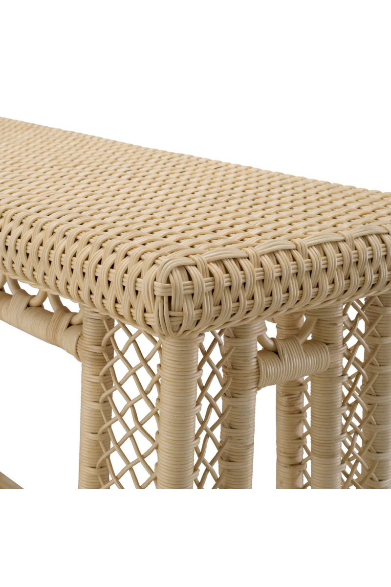 Console en rotin naturel | Eichholtz Saba | Meubleluxe.fr