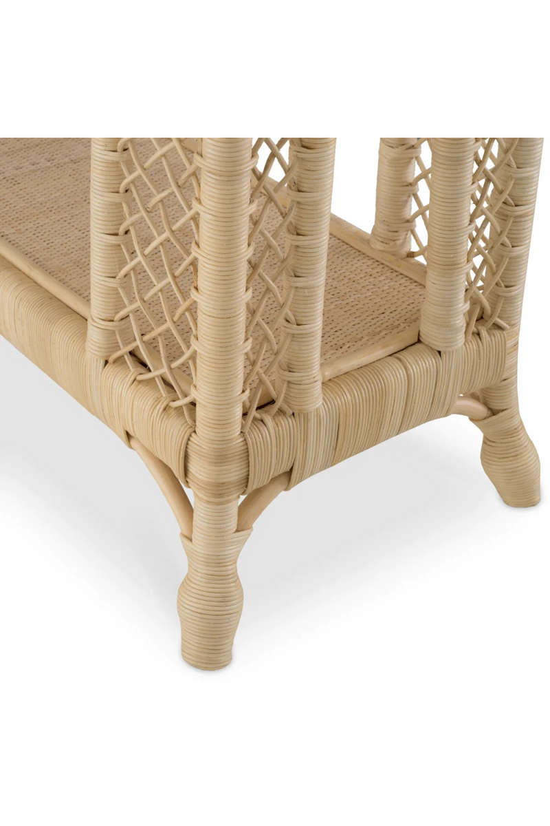 Console en rotin naturel | Eichholtz Saba | Meubleluxe.fr